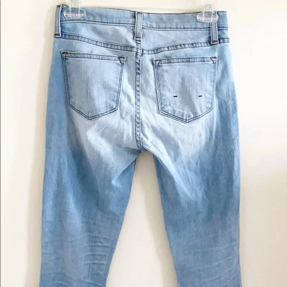 J.Crew Light Distressed Toothpick Skinny Jeans - Picture 6 of 10